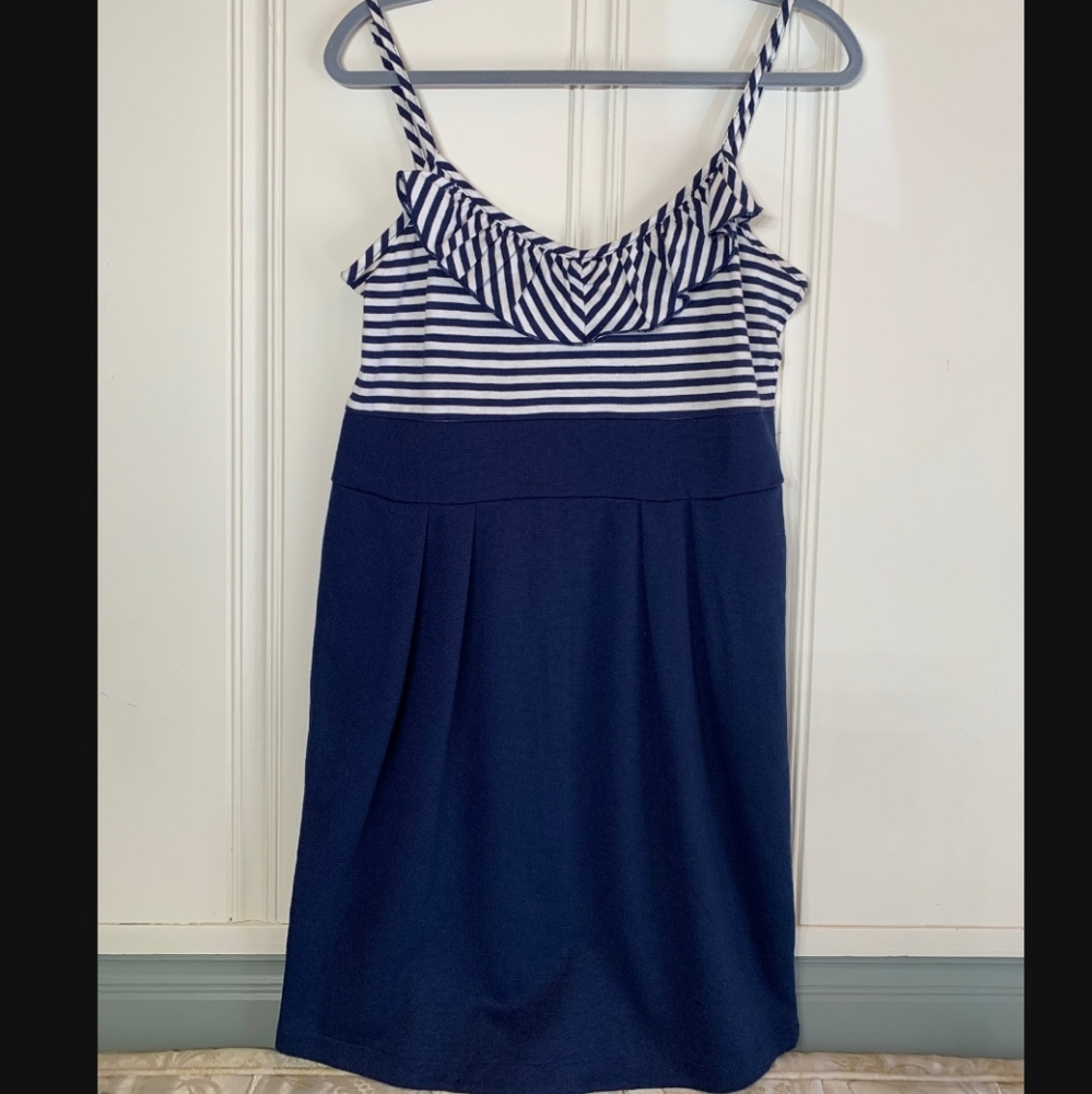 Derek Heart Nautical Navy White Mini Dress